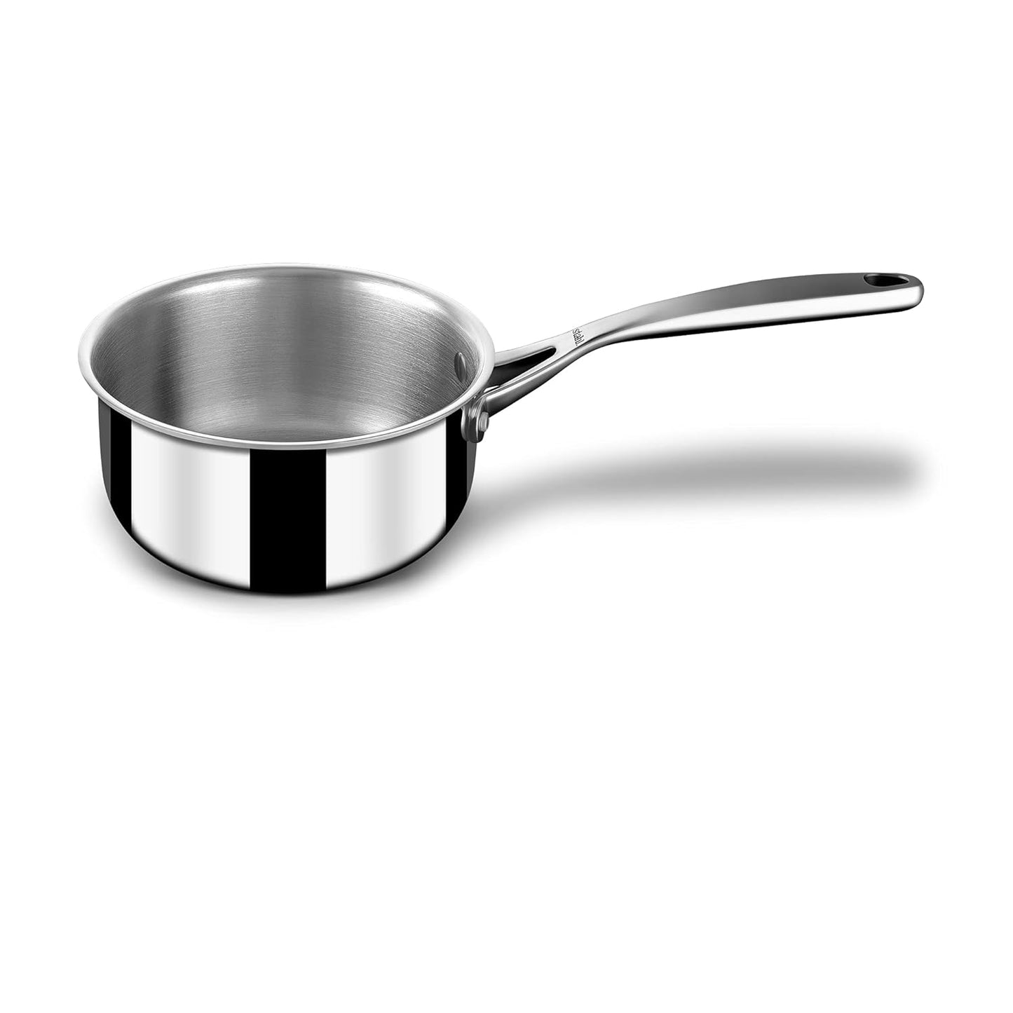 Stahl Stainless Steel Tea Pan 20cm 2.9Liters| Triply Saucepan with Lid I Milk Pan 2.9 L | Gas & Induction Base Sauce Pan | Día 20 cm, 2.9Liters