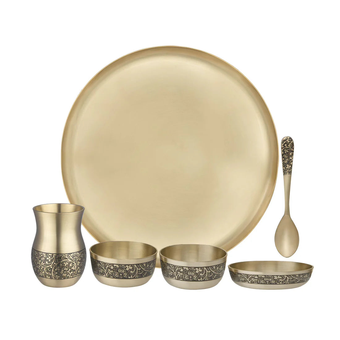 Pipal Satvik Kansa 6 pcs Dinner Set