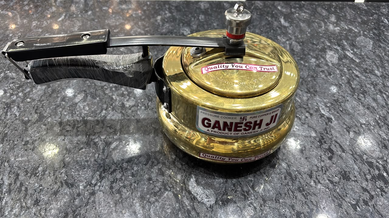 BRASS HANDI INNER LID COOKER 2 LITERS