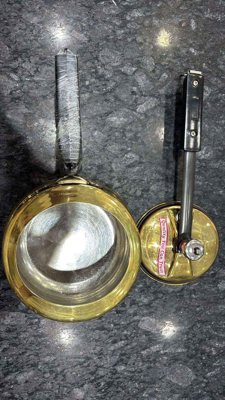 BRASS HANDI INNER LID COOKER 3 LITERS