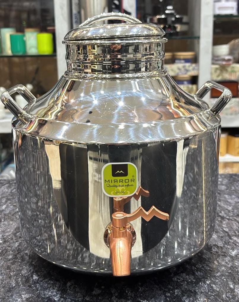 Stainless Steel Swiss Water Tank 10 Liters with Tap