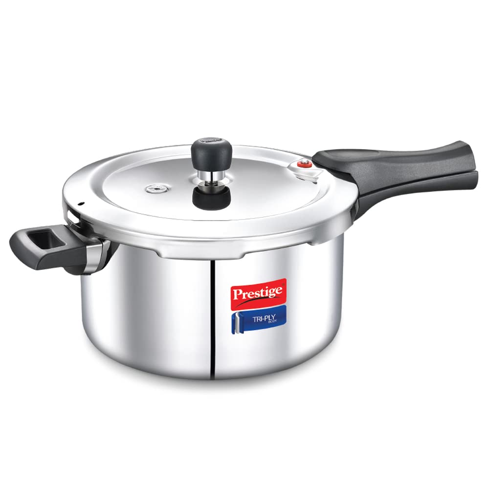 Prestige Svachh Triply 5 Liters, Outer Lid Pressure Cooker, 5 Liter