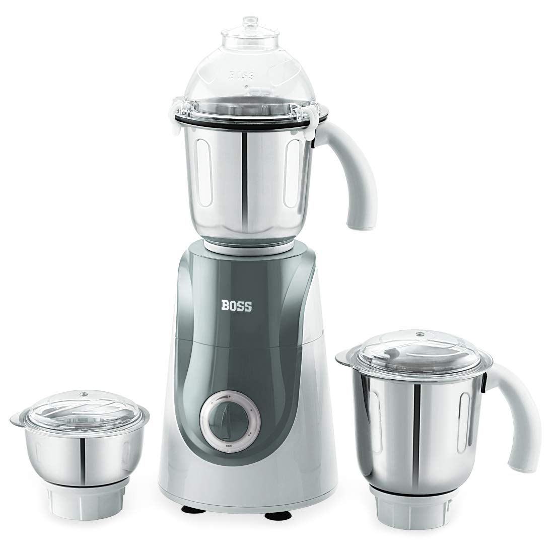 Boss Crown Mixer Grinder, 750W, 3 Jars, 5 years motor warranty