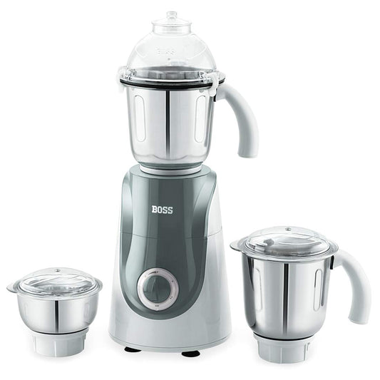 Boss Crown Mixer Grinder, 750W, 3 Jars, 5 years motor warranty