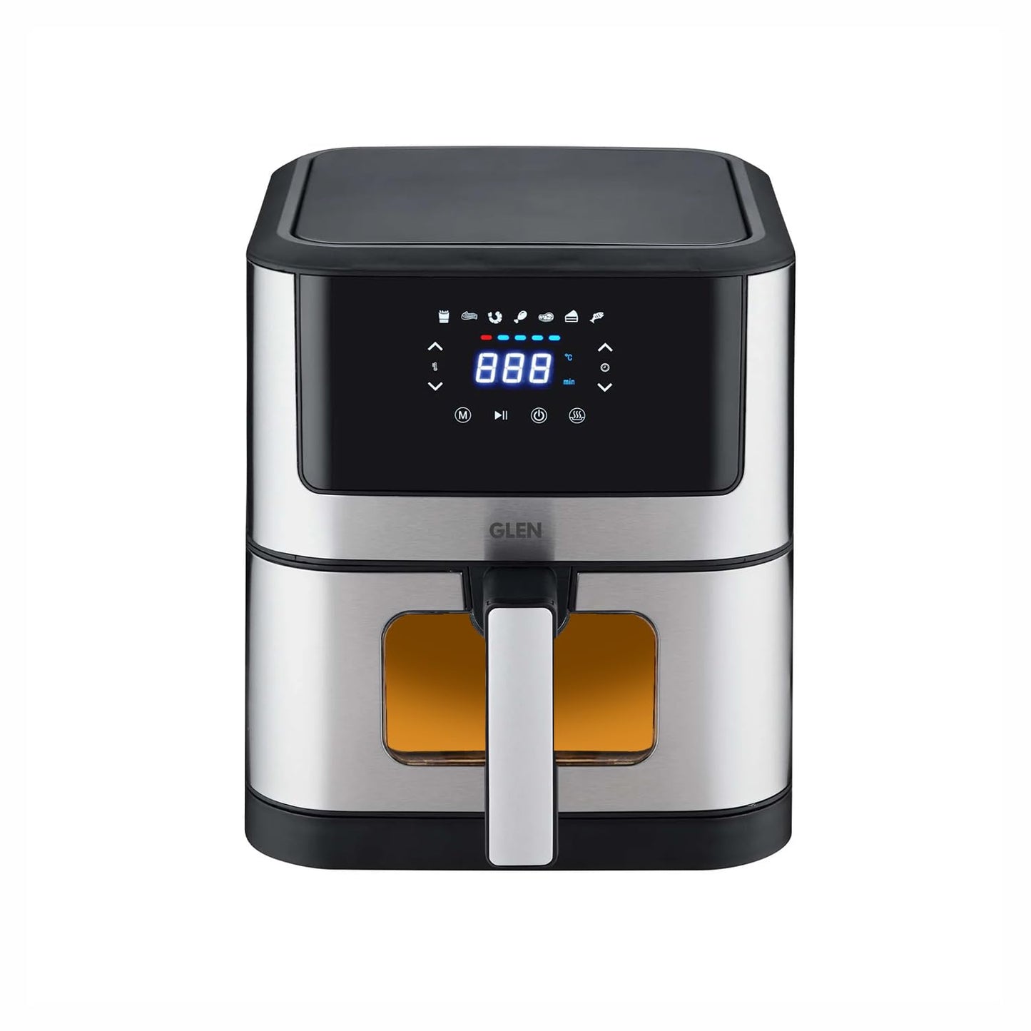 Glen Air Fryer With Digital Display and Visible Window 1500 Watts 2 yrs motor warranty