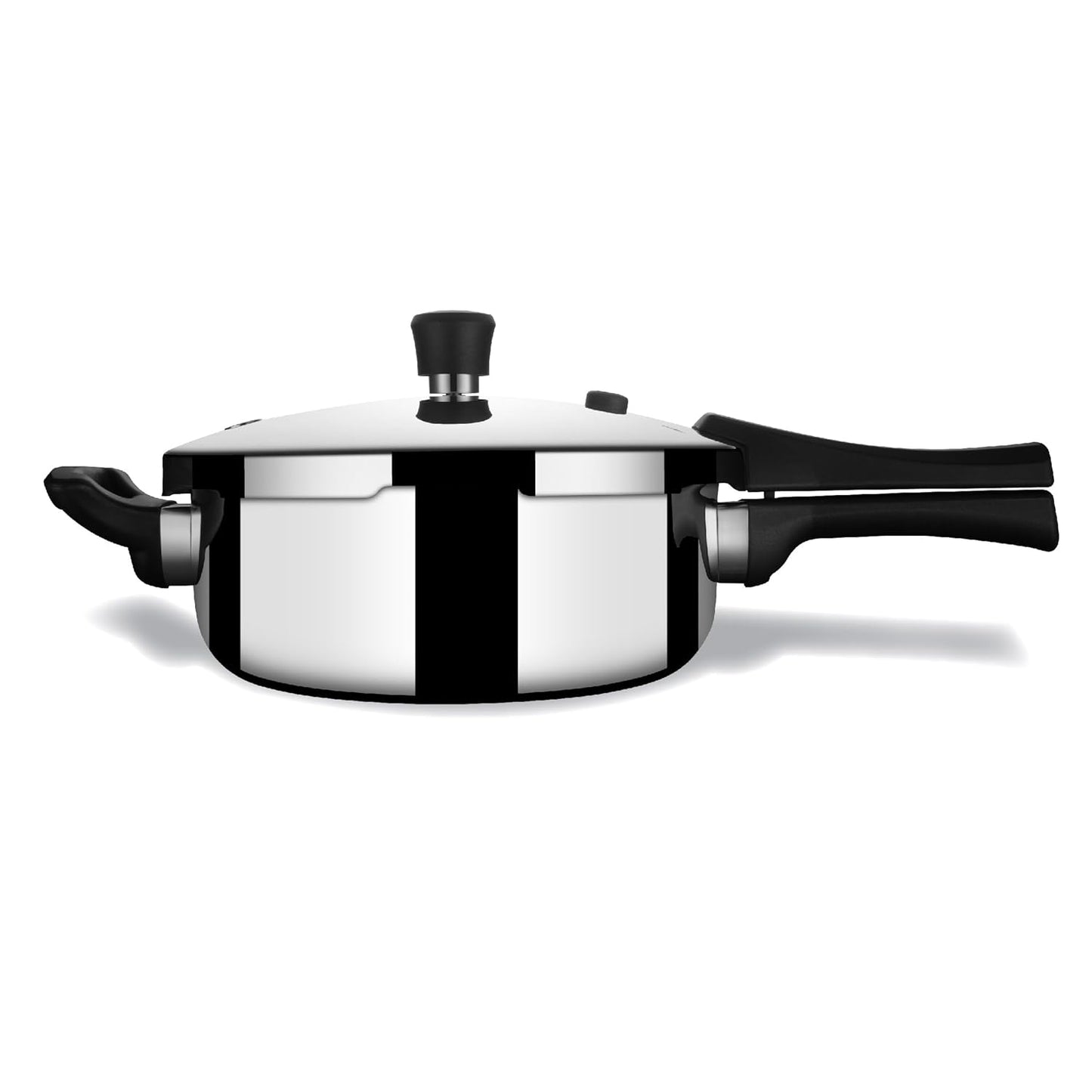 Stahl Xpress Cooker Triply Pressure Cooker Pan 3.5 L, Outer Lid Pressure Cooker 3.5 L, Induction & Gas Stove Compatible, 5 Years Warranty