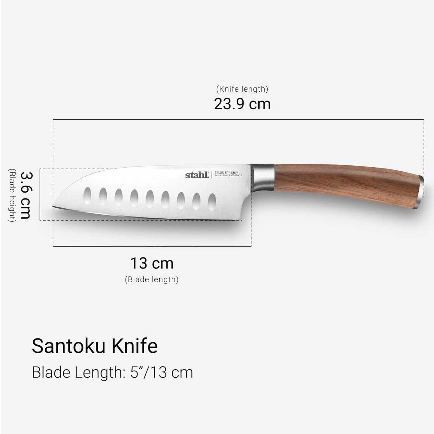 Stahl Talon Santoku Knife