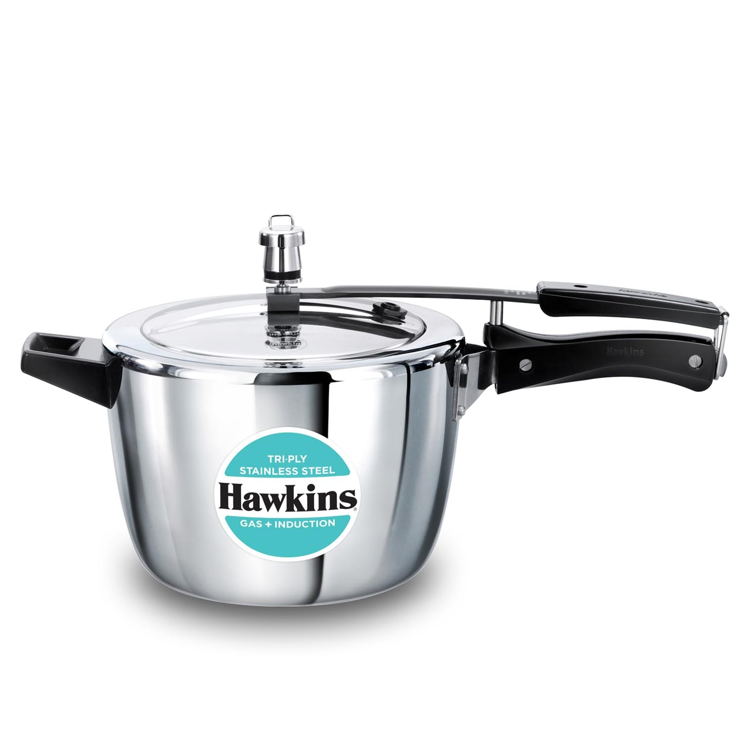 Hawkins 4.5 Liters Triply Stainless Steel Pressure Cooker, Inner Lid Cooker, Silver (HSST45)