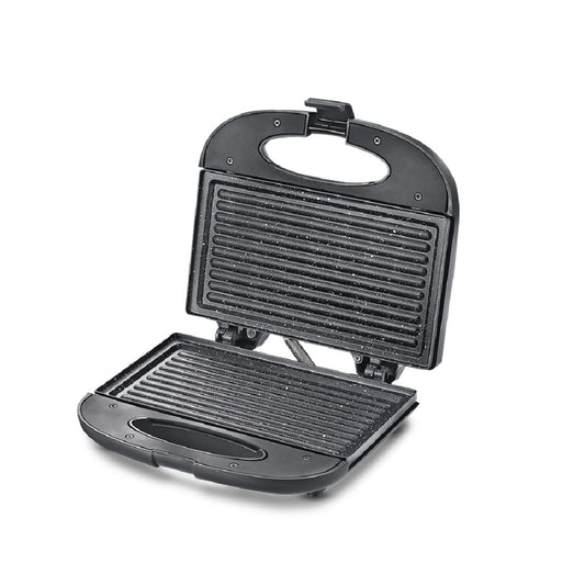 Prestige Electric Grill Sandwhich toaster Spatter Coated Non-stick Sandwich Toasters With fixed Grill Plate, Black