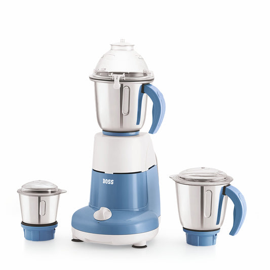BOSS Excel Pro 110 Volts (American Plug) 750W Mixer Grinder with Powerful Motor, 3 SS Jars, 5 years warranty on motor
