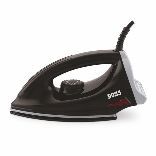 BOSS Duro 1000 watts Dry Iron, Non Stick Soleplate coating, double ISI safety, 2 Years warranty on motor