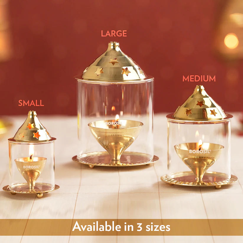 BOROSIL BRASS DIYA LARGE