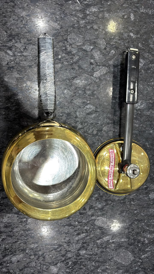 BRASS HANDI INNER LID COOKER 2 LITERS